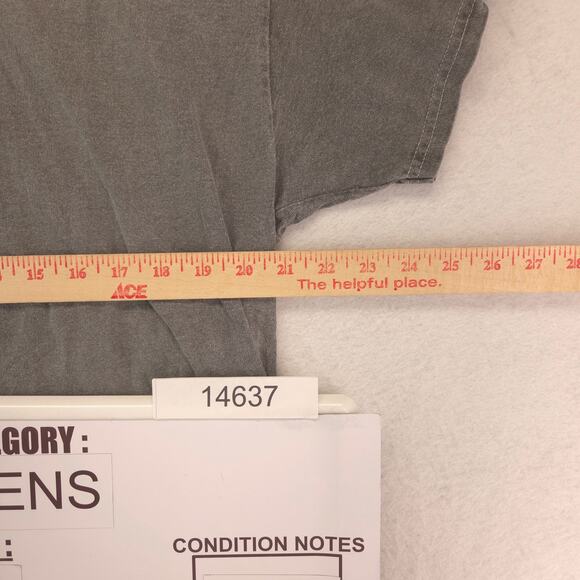 Modelo Short Sleeve Crew Neck Graphic T Shirt Mens Size Extra Large XL Gray - Picture 7 of 9